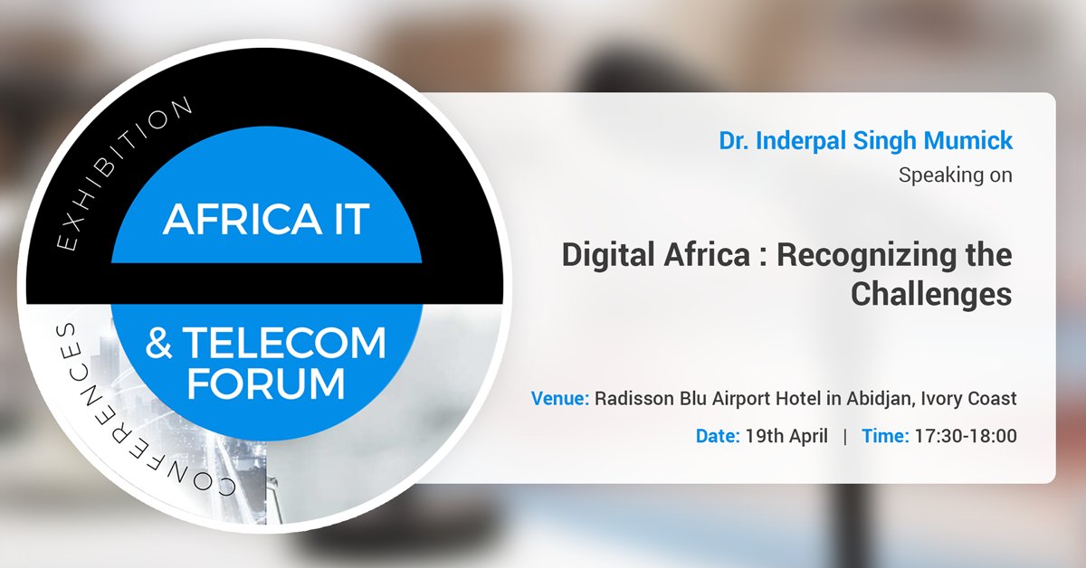 kirusa ceo inderpal singh mumick at africa telecom it forum 2018