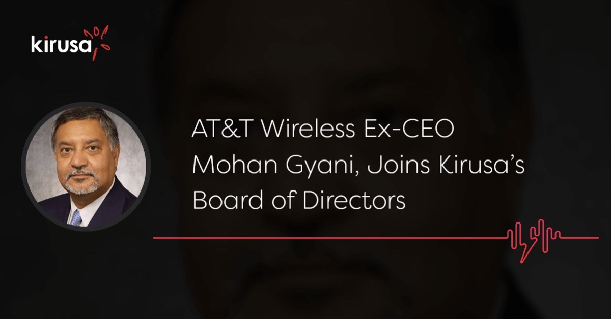 mohan gyani joins kirusa board of directors cover photo